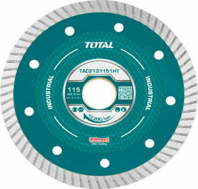 Total Διαμαντοόδισκος Universal Υγράς Κοπής TAC2131151HT 115mm