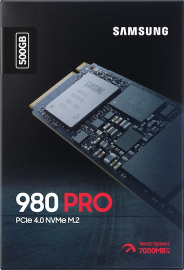 Samsung 980 Pro SSD 500ГБ M.2 NVMe PCI Express 4.0 MZ-V8P500BW