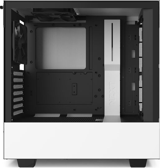 NZXT H510 Gaming Midi Tower Κουτί Υπολογιστή με Πλαϊνό Παράθυρο Λευκό