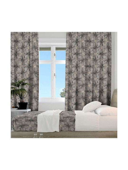 Lino Home Curtain with Pencil Pleat Diva 850 135x270cm