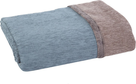 Nef-Nef Homeware Ριχτάρι Τετραθέσιου Καναπέ New Tanger 180x300cm Aqua/Mocca