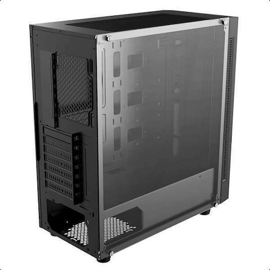 Deepcool Matrexx 55 Mesh Gaming Midi Tower Κουτί Υπολογιστή με Πλαϊνό Παράθυρο Μαύρο