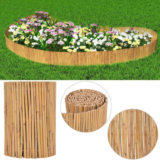 vidaXL Bambuszaun Bambus mit Ganzem Holz 30x500cm