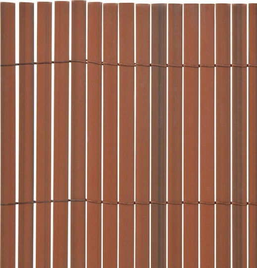 vidaXL Plastic Double-Sided Bamboo Fencing 90x300cm 43625