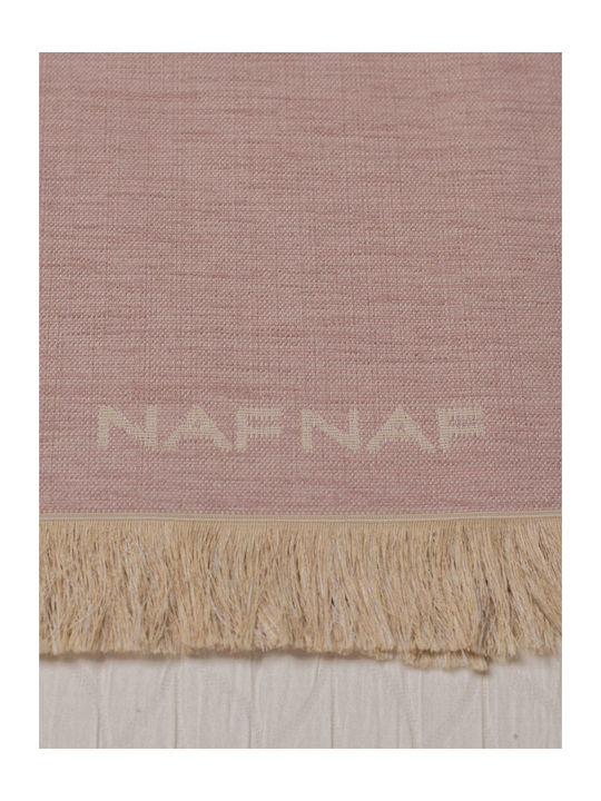 Naf Naf 358/21 Ριχτάρι Πολυθρόνας Chenille 180x180εκ. Powder 520801345456