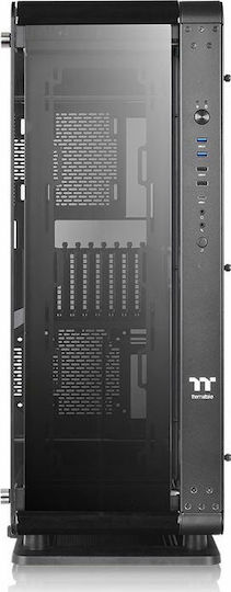 Thermaltake Core P8 TG Gaming Full Tower Κουτί Υπολογιστή με Πλαϊνό Παράθυρο Μαύρο