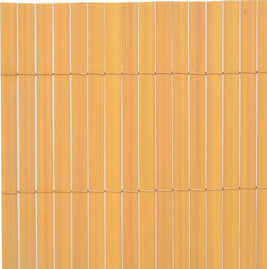 vidaXL Bamboo Fencing Plastic Double-Sided 90x500cm 43629