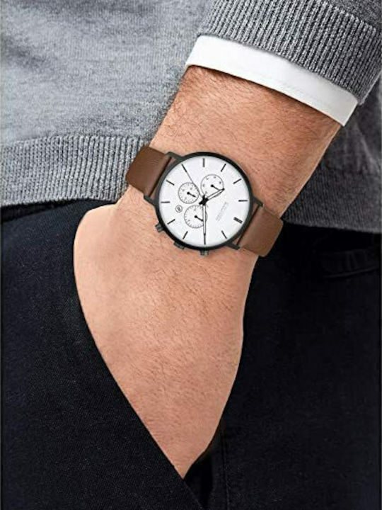 s.Oliver Watch Battery with Leather Strap s.Oliver Watch Battery with Leather Strap