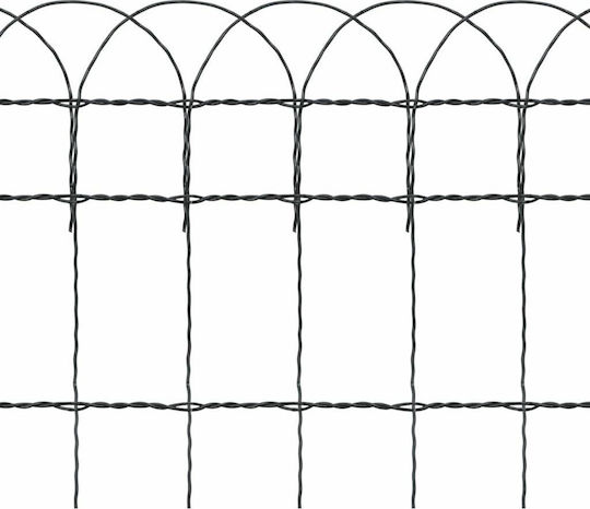 vidaXL Metal Fence Roll in Green Color 40cm x 25.0m