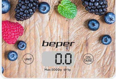 Beper Digital Kitchen Scale 1gr/5kg Φρούτα του Δάσους