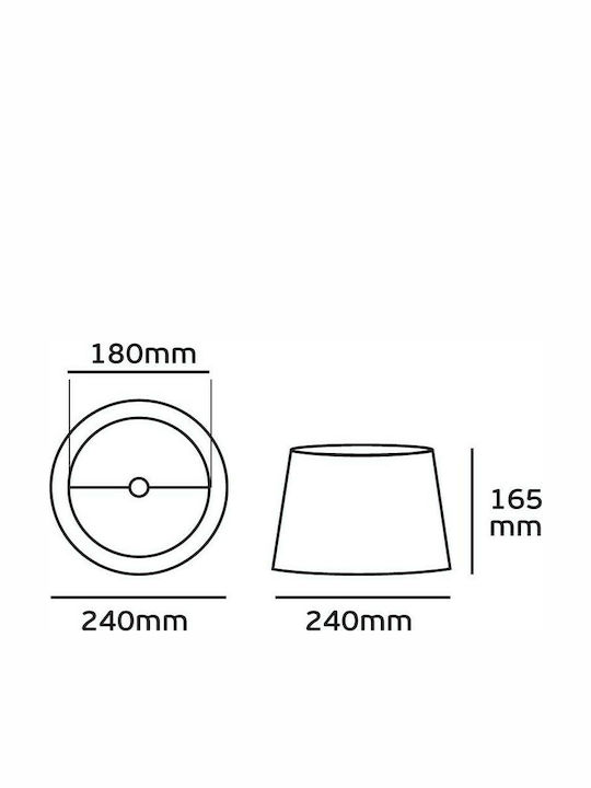 VK Lighting Καπέλο Φωτιστικού 24εκ. VK Lighting Καπέλο Φωτιστικού 24εκ.
