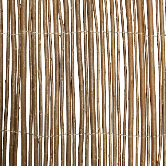 vidaXL Bambuszaun Itias mit Ganzem Holz 1x5m