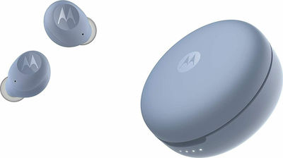 Motorola Vervebuds 250 Bluetooth Handsfree Ακουστικά με Αντοχή στον Ιδρώτα και Θήκη Φόρτισης Μπλε