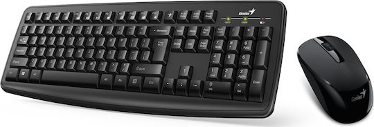 Genius Smart Combo KM-8100 Безжично Комплект клавиатура и мишка Английски US Черен