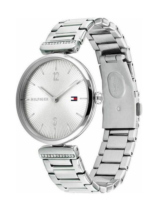 Tommy Hilfiger Aria Watch with Silver Metal Bracelet