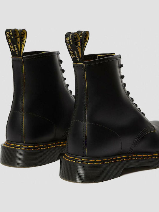 1460 DS Leather Black Boots