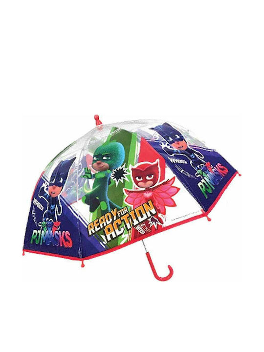 Chanos PJ Masks Multicolour Curved Handle Umbrella 45cm Chanos PJ Masks Multicolour Curved Handle Umbrella 45cm