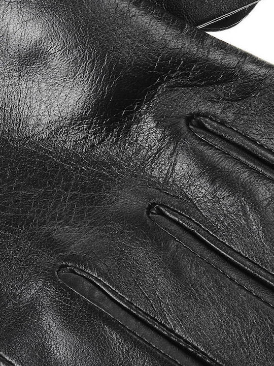 Women's Leather Gloves Black 98865