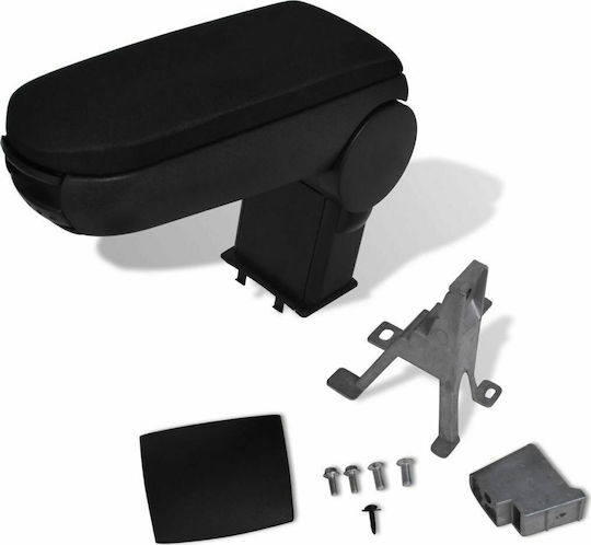 vidaXL Car Fabric Armrest for Volkswagen Polo VW New (2011) Black