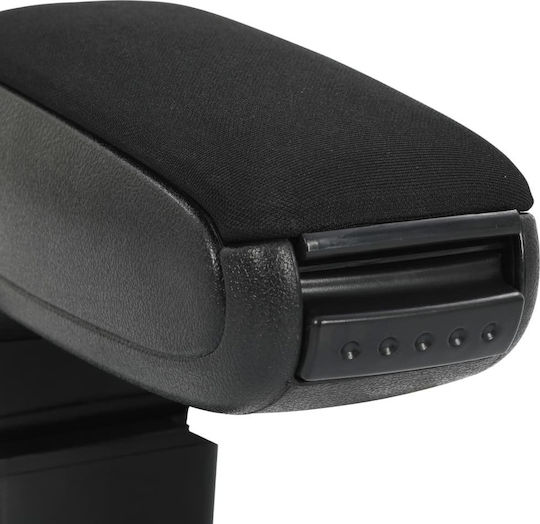 vidaXL Car Fabric Armrest for Peugeot 206 2009 Black