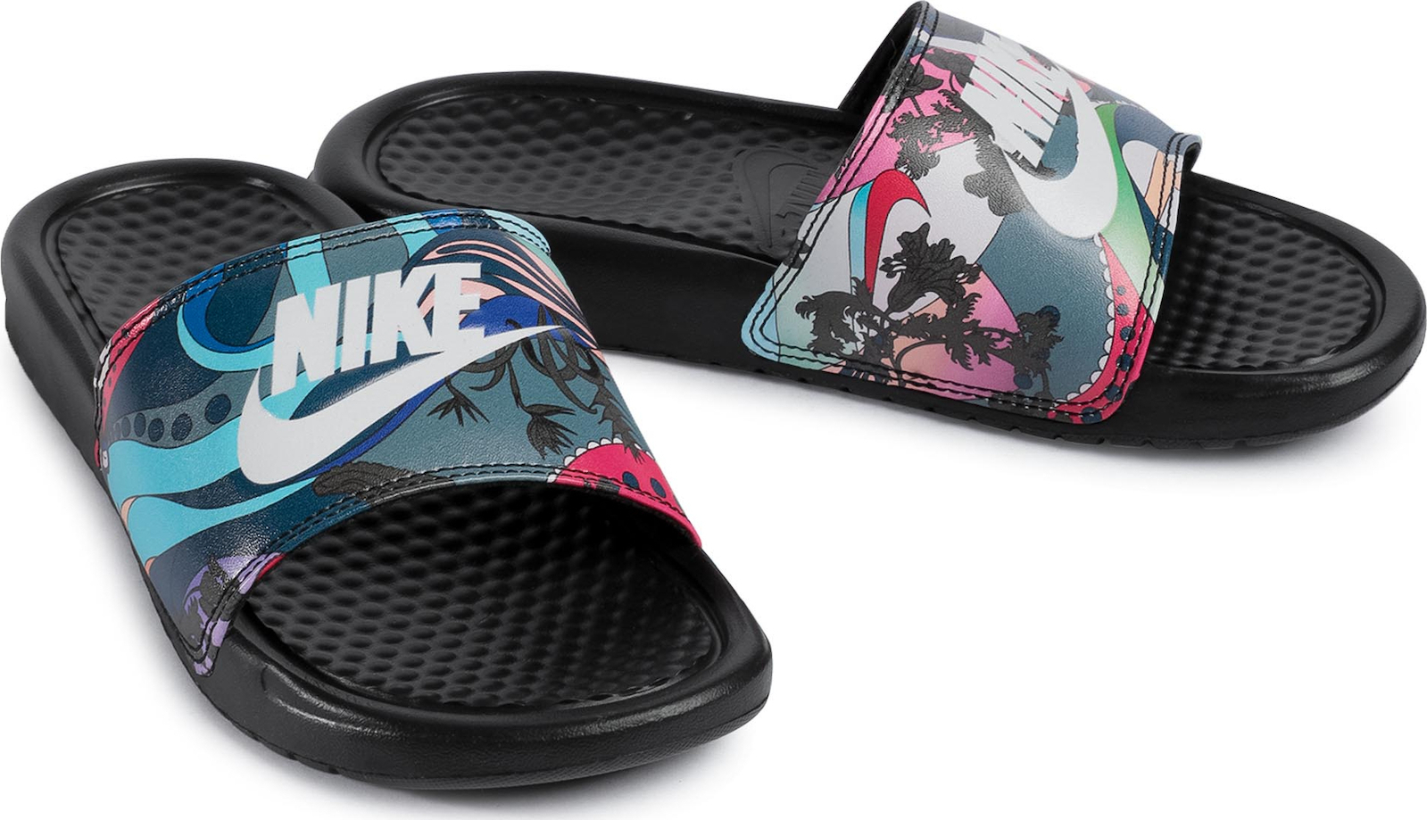 nike benassi jdi print black