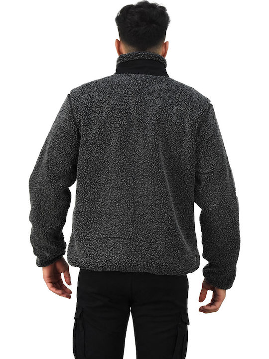 202.EM17.63 Winter Jacke Dark Grey Melange