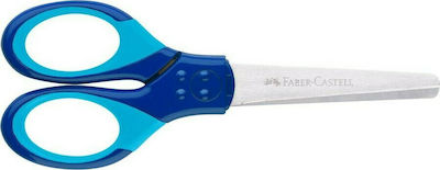 Faber-Castell Children's Scissors for Crafts with Metallic Blade Blue