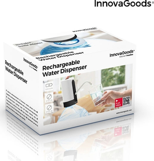 InnovaGoods Silicone Battery Powered Water Pump Original White