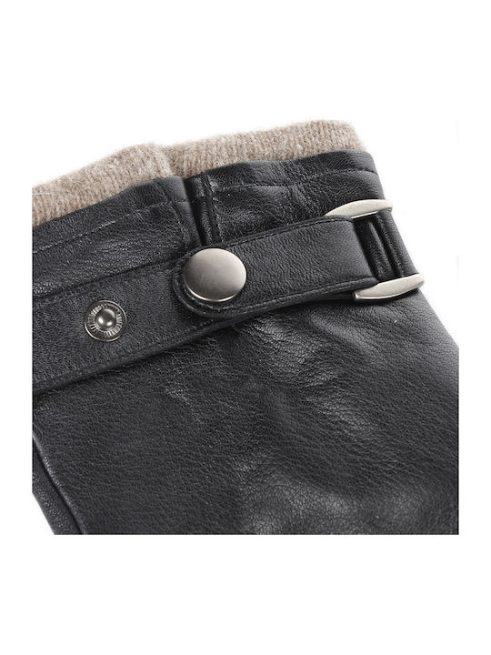 Men's Leather Gloves Black 98954