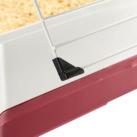 Ferplast Krolik Metallischer Käfig für Kaninchen 142cmx60cmx50cmcm.
