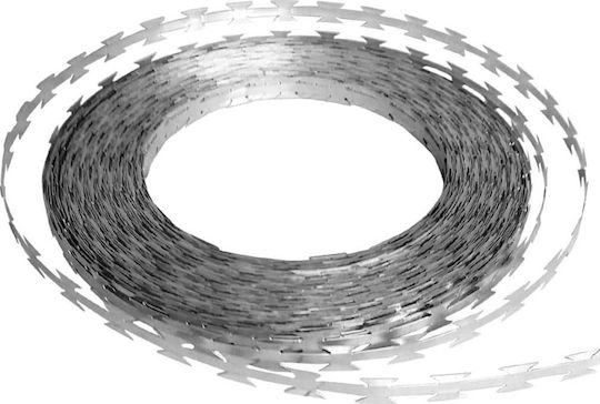 vidaXL Wire Fencing Razor Wire Gray 100m