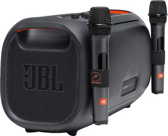 JBL Karaoke-System mit einem Drahtlosen Mikrofon PartyBox On-The-Go in Schwarz Farbe