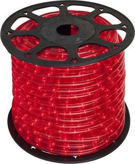 Christmas Light Tube Red Two-channel 220V 1800 Light Bulbs 50m IP44
