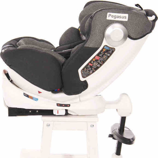 Lorelli Pegasus Baby Car Seat with Isofix Grey & Violet 0-36 kg