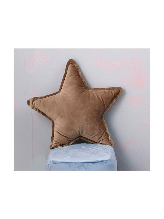 Palamaiki Crib Decorative Pillow Star Brown 43x43cm