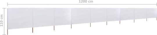 vidaXL Fabric Fence Panel 80cm x 12m