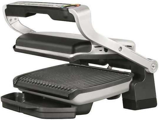 Tefal OptiGrill+ GC712D Τοστιέρα Γκριλιέρα με Αποσπώμενες Πλάκες 2000W Inox