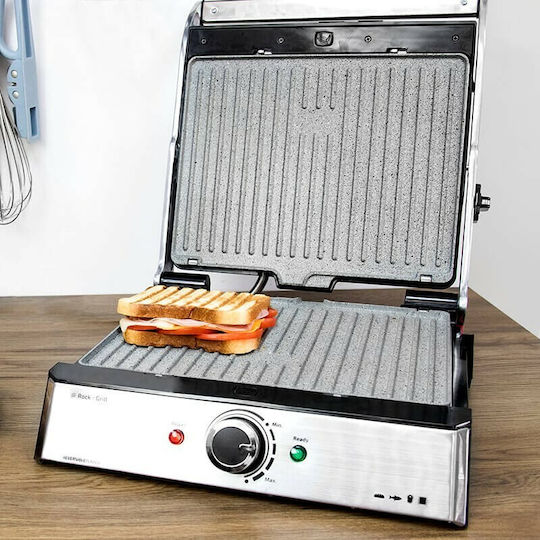 Cecotec Rock 'n' Grill Pro Τοστιέρα Γκριλιέρα 2000W Inox