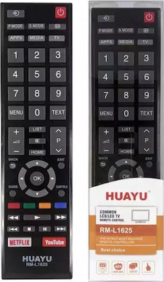 Huayu Συμβατό Τηλεχειριστήριο RM-L1625 για Τηλεοράσεις Toshiba
