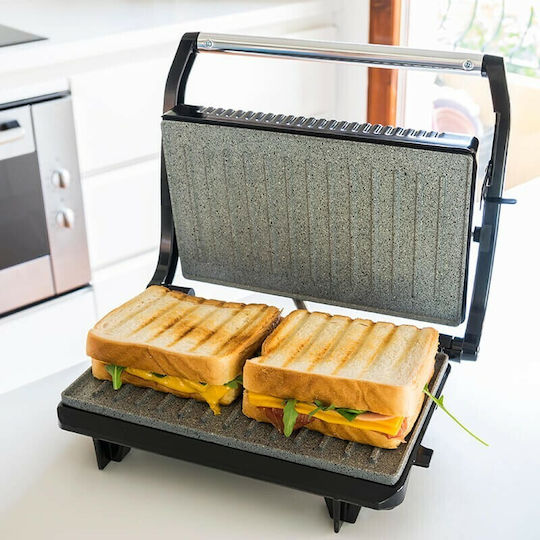 Cecotec Rock'ngrill Τοστιέρα Γκριλιέρα 700W Inox