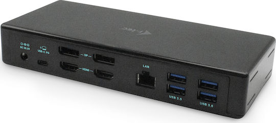 i-tec USB-C Quattro Display Docking Station with Power Delivery 85 W