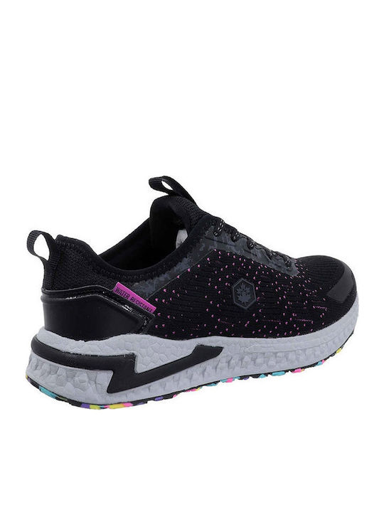 Line Damen Sneakers Schwarz