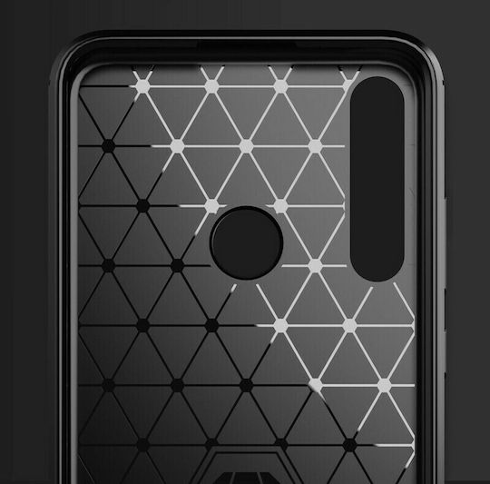 Powertech Back Cover Silicon Negru (Huawei Y6p)