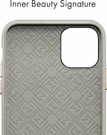Spigen La Manon Calin Umschlag Rückseite Synthetisches Leder Beige (iPhone 11 Pro)