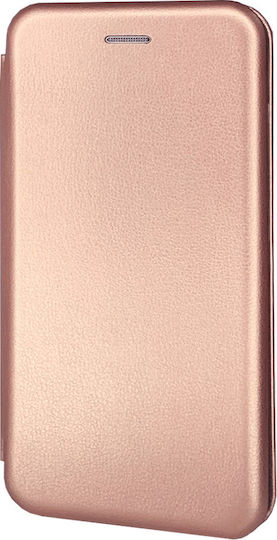 Forcell Elegance Book Δερματίνης Ροζ Χρυσό (Redmi 9A / 9AT)