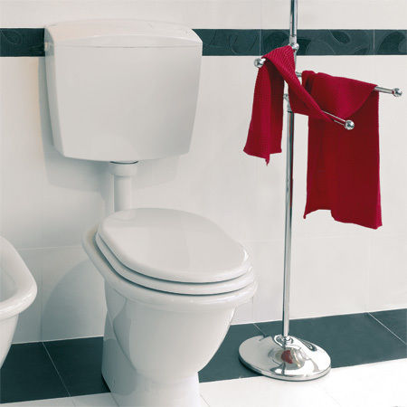 Valsir Perk Wall Mounted Plastic High Pressure Rectangular Toilet Flush Tank White