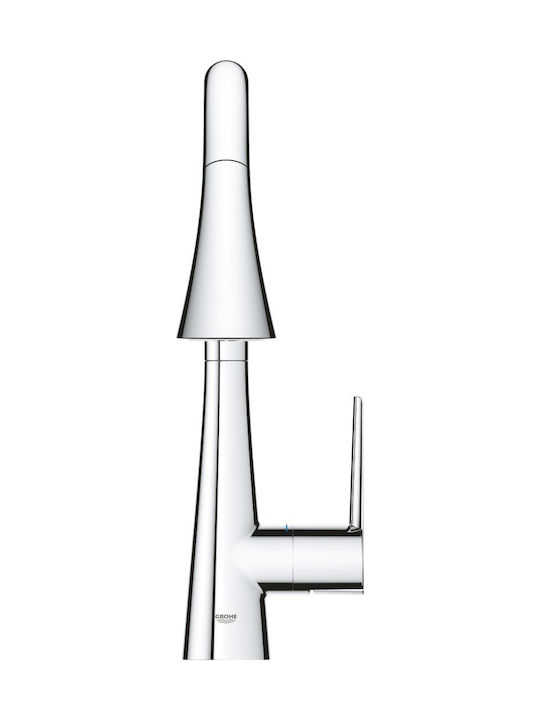Grohe Zedra Küchenarmatur Zähler mit Abnehmbare Dusche Chrom