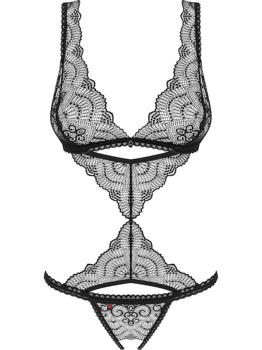 Obsessive Firella Sexy Bodysuit Black