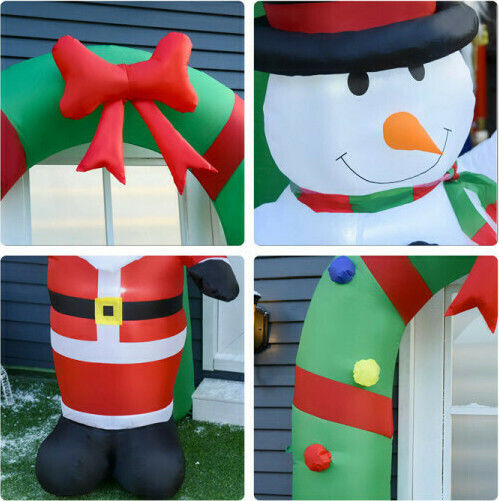 Inflatable Illuminated Santa Claus Electric 244x182x78cm