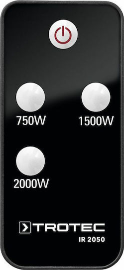 Trotec IR 2050 Quartz Wall-Mounted Heater for Bathrooms 2000W